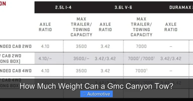 How Much Weight Can a Gmc Canyon Tow?
