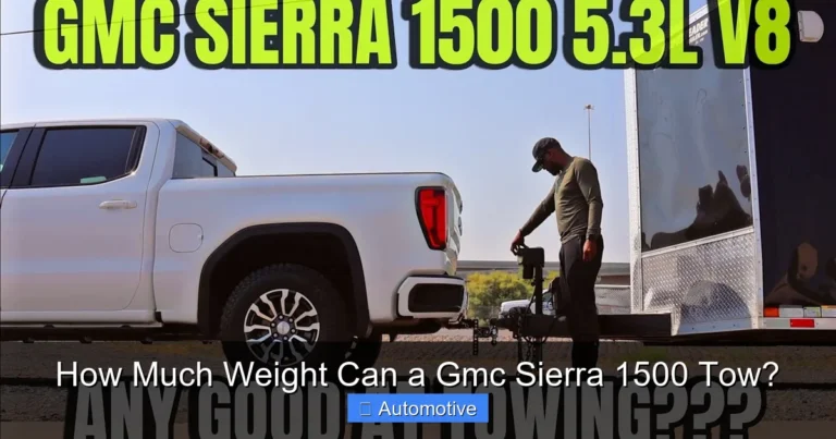 How Much Weight Can a Gmc Sierra 1500 Tow?