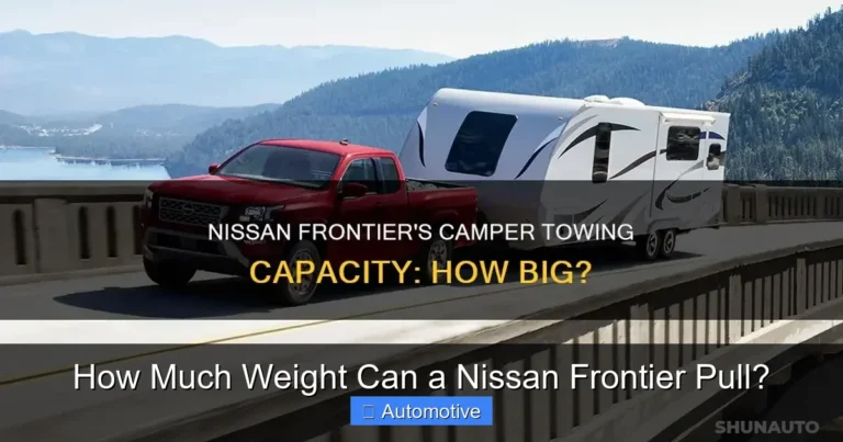 How Much Weight Can a Nissan Frontier Pull?