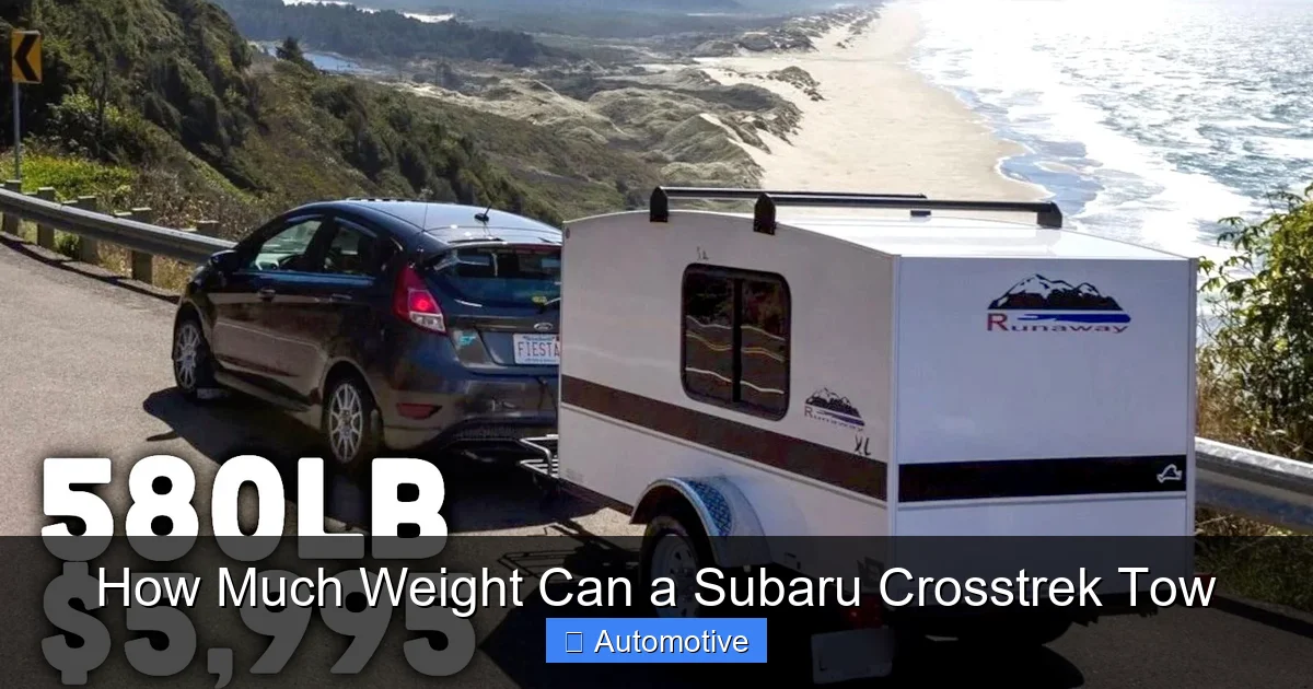 How Much Weight Can a Subaru Crosstrek Tow
