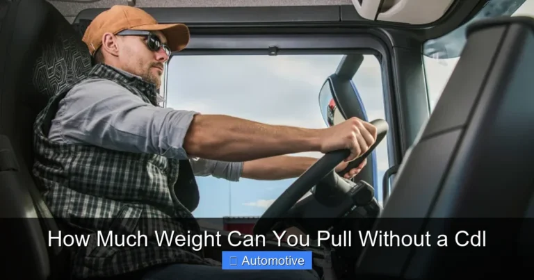 How Much Weight Can You Pull Without a Cdl