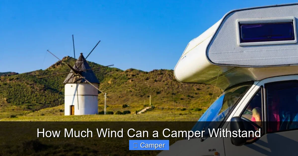 How Much Wind Can a Camper Withstand