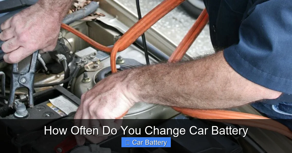 How Often Do You Change Car Battery