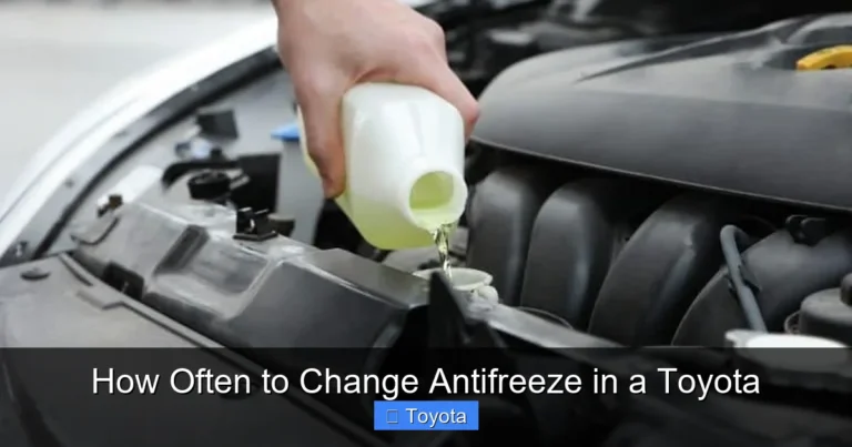 How Often to Change Antifreeze in a Toyota