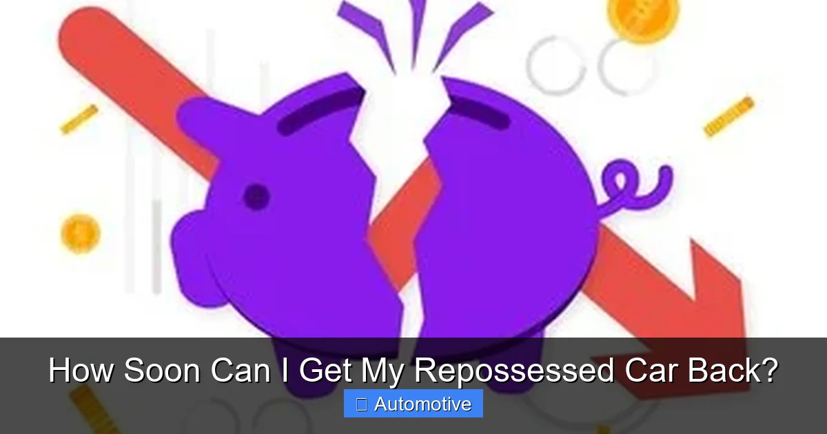 How Soon Can I Get My Repossessed Car Back?