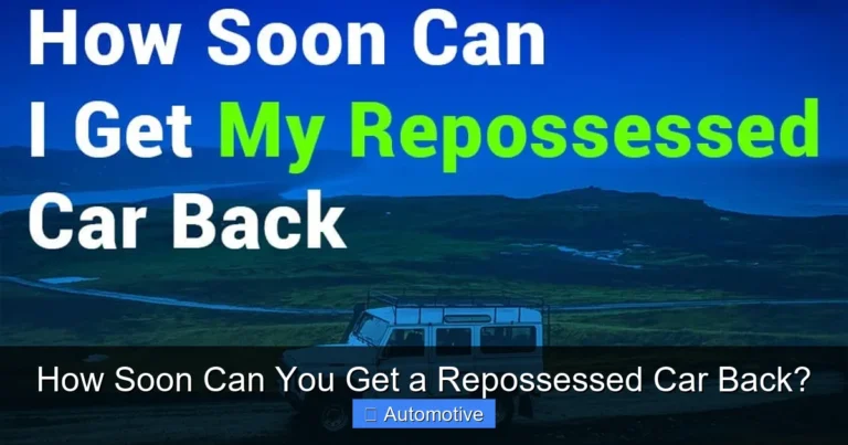 How Soon Can You Get a Repossessed Car Back?