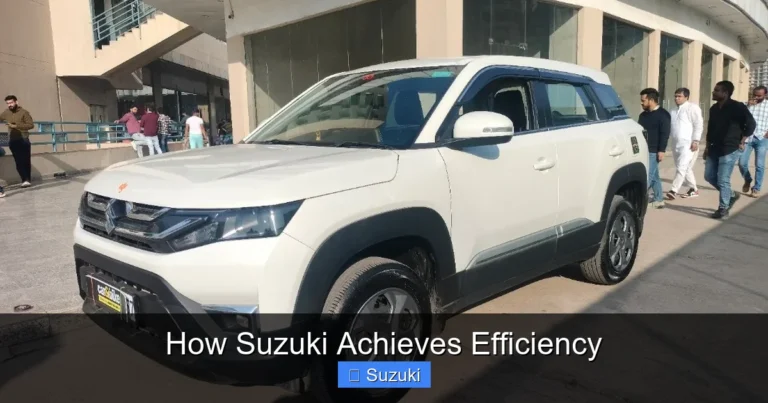 How Suzuki Achieves Efficiency