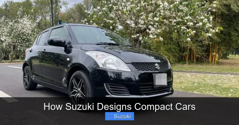 How Suzuki Designs Compact Cars