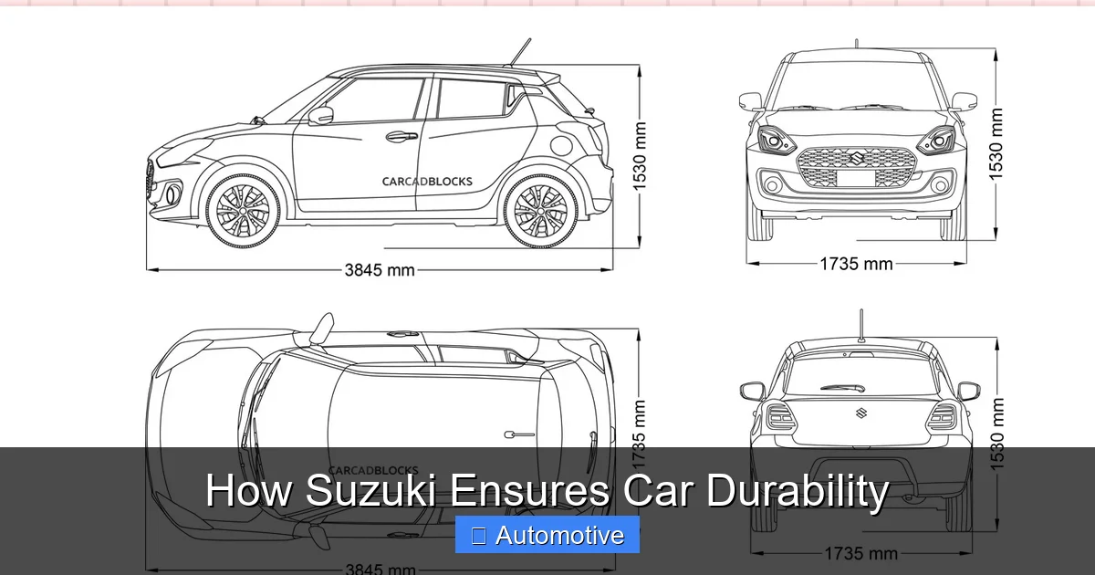How Suzuki Ensures Car Durability