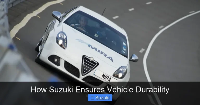 How Suzuki Ensures Vehicle Durability