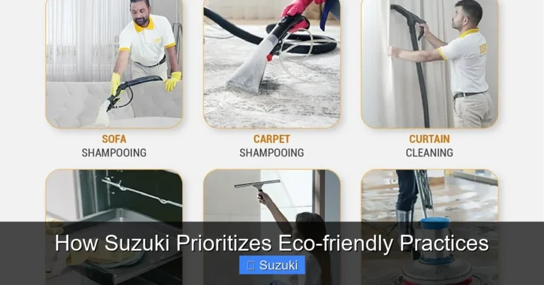 How Suzuki Prioritizes Eco-friendly Practices