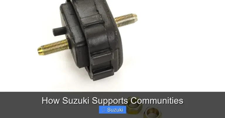 How Suzuki Supports Communities