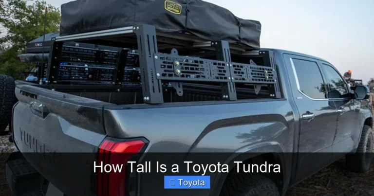 How Tall Is a Toyota Tundra
