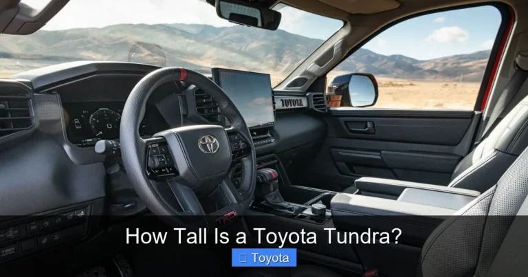 How Tall Is a Toyota Tundra?
