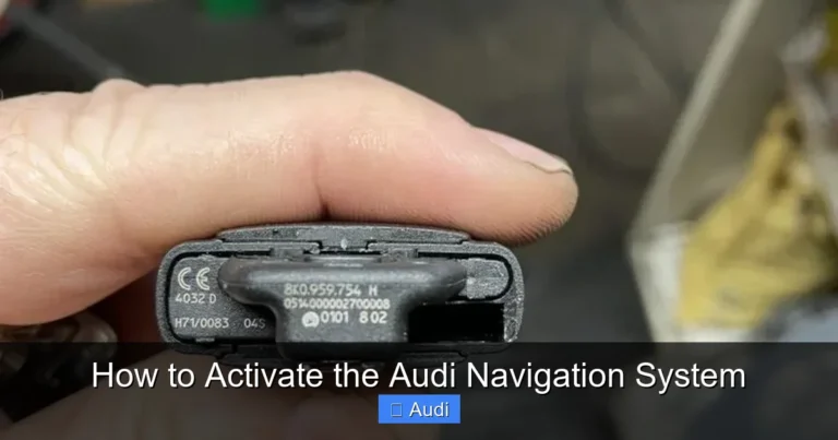 How to Activate the Audi Navigation System