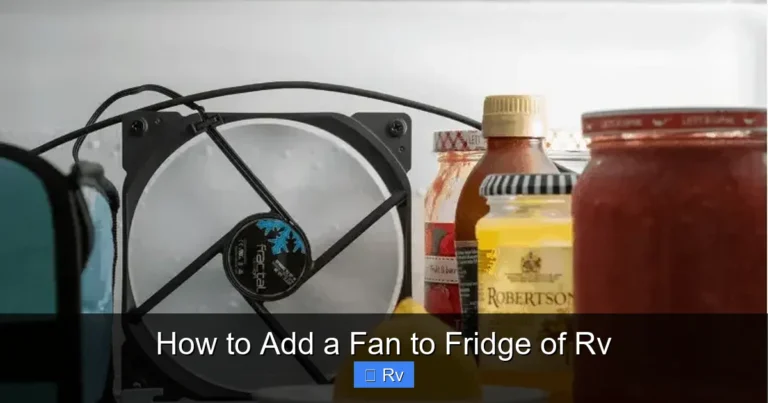 How to Add a Fan to Fridge of Rv