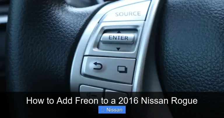 How to Add Freon to a 2016 Nissan Rogue