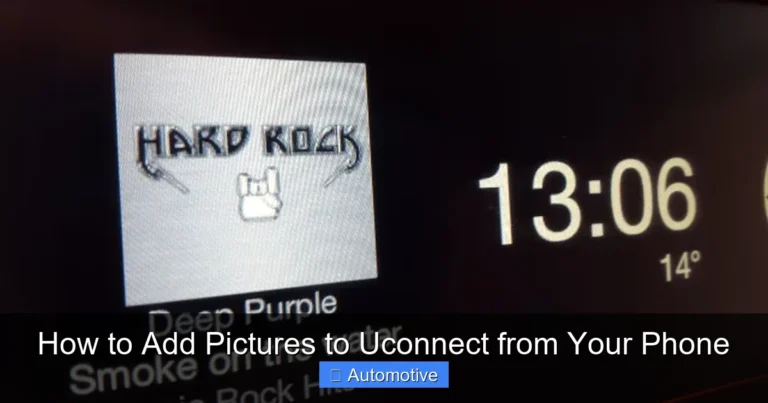 How to Add Pictures to Uconnect from Your Phone