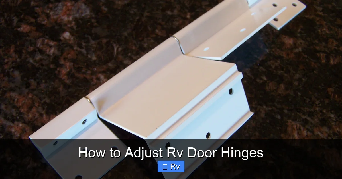How to Adjust Rv Door Hinges