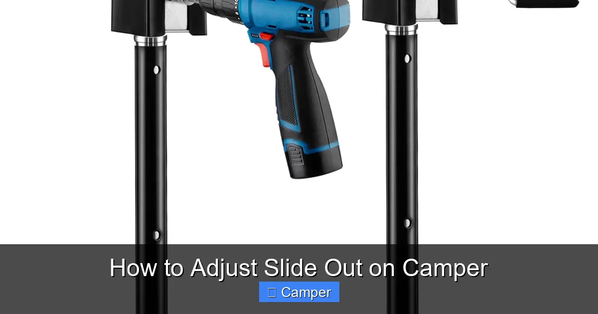 How to Adjust Slide Out on Camper