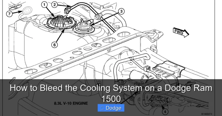 How to Bleed the Cooling System on a Dodge Ram 1500