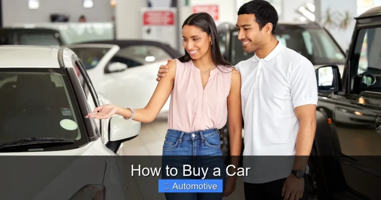 How to Buy a Car