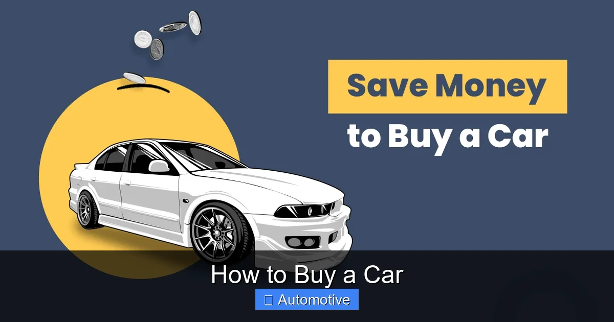 How to Buy a Car