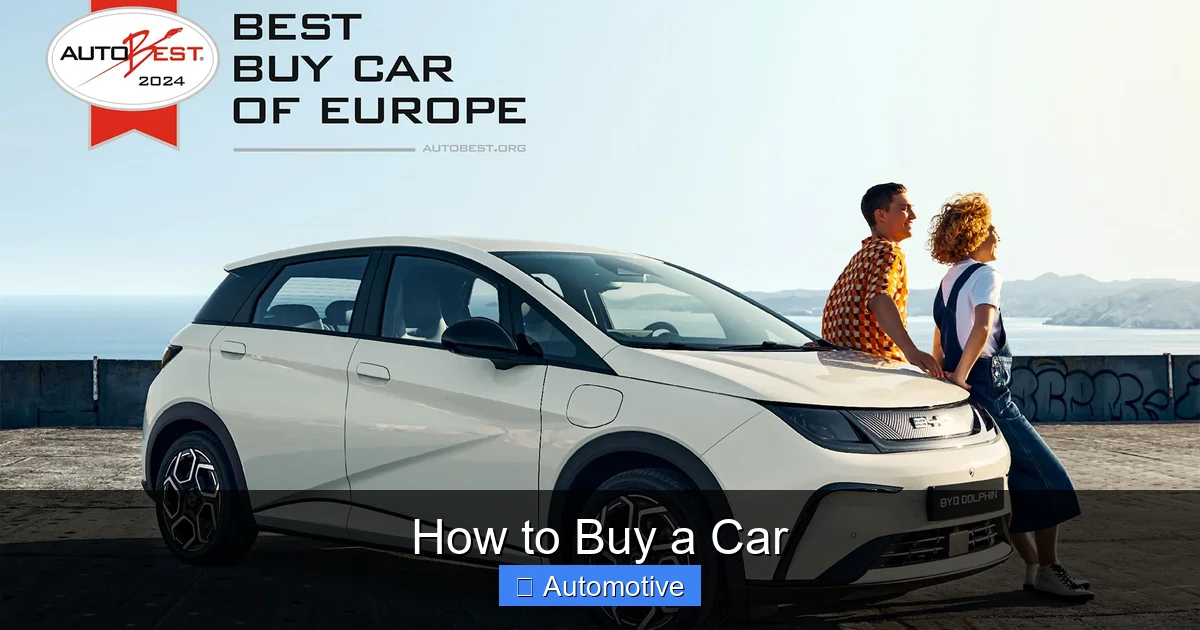 How to Buy a Car