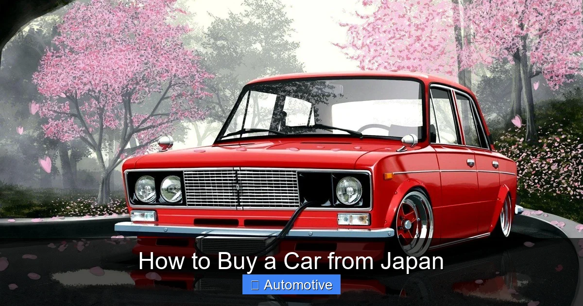 How to Buy a Car from Japan