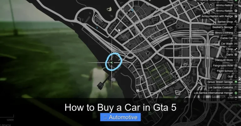 How to Buy a Car in Gta 5