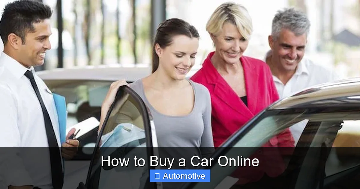 How to Buy a Car Online