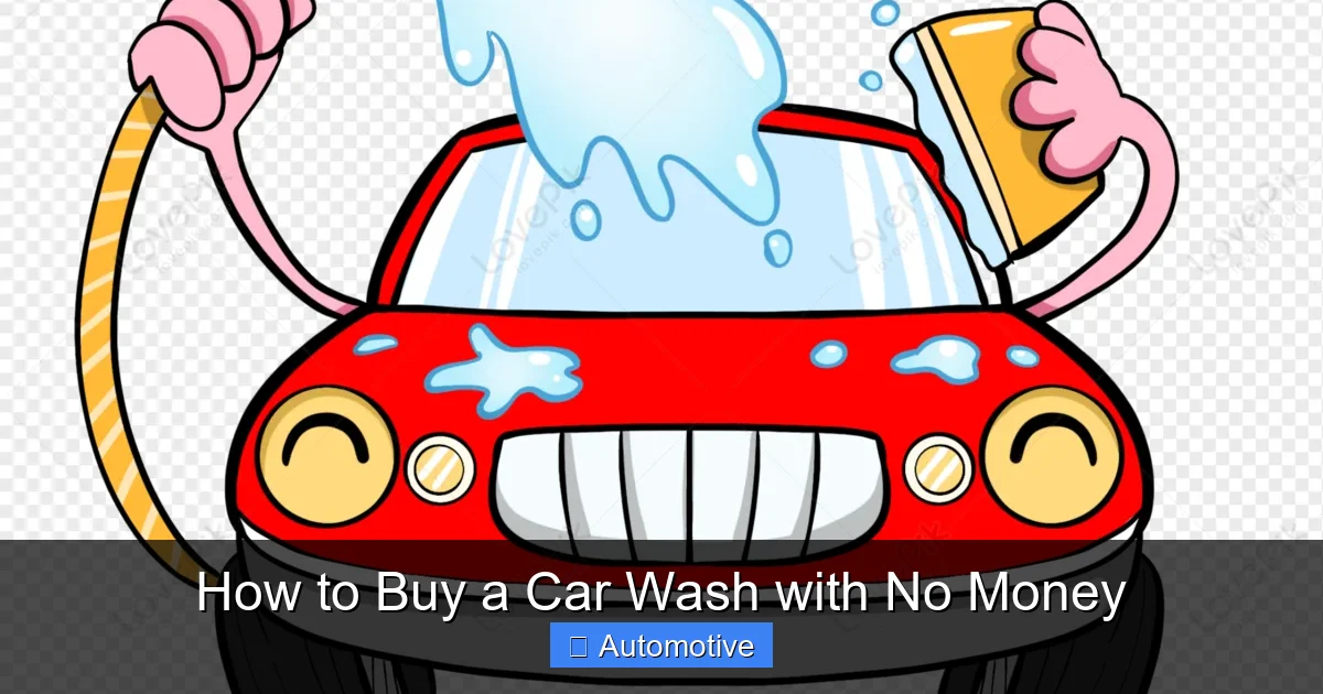 How to Buy a Car Wash with No Money