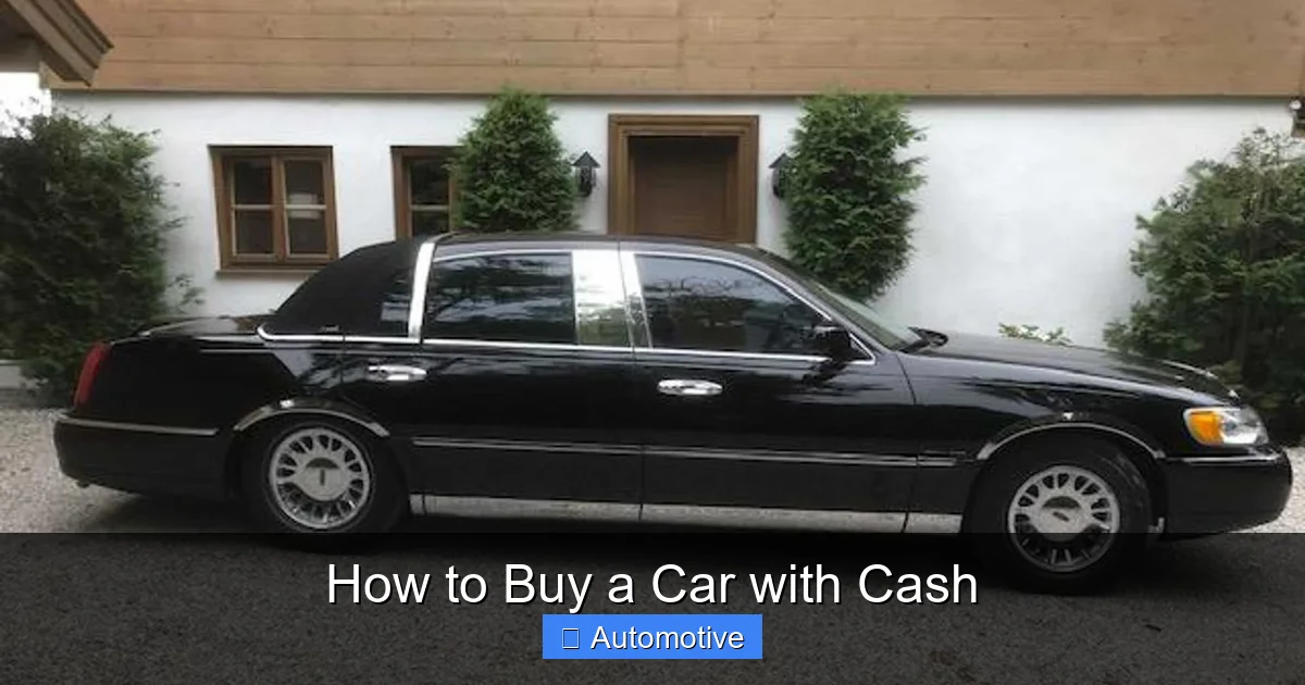 How to Buy a Car with Cash