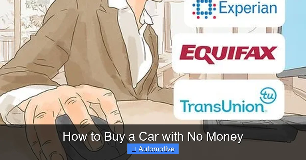 How to Buy a Car with No Money