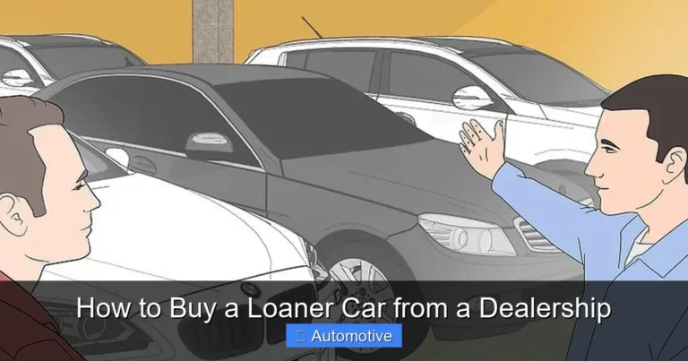 How to Buy a Loaner Car from a Dealership