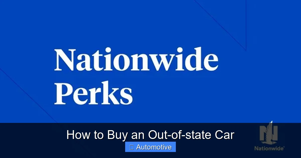 How to Buy an Out-of-state Car
