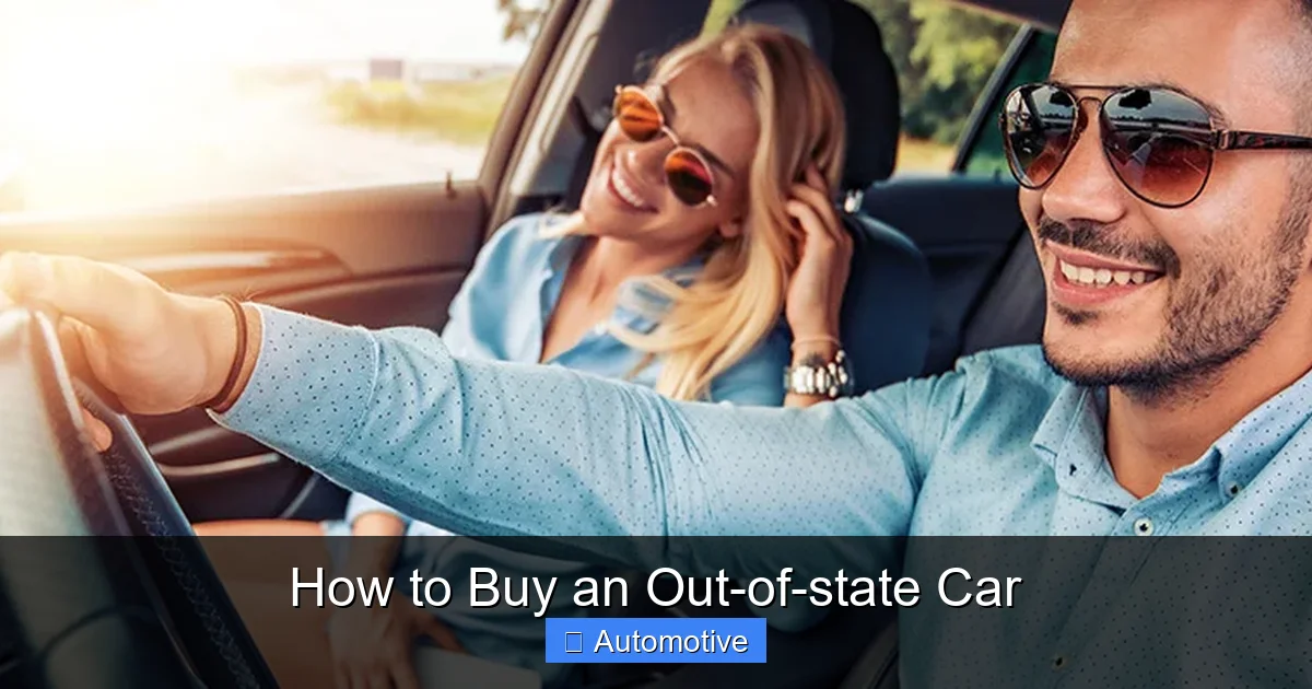 How to Buy an Out-of-state Car