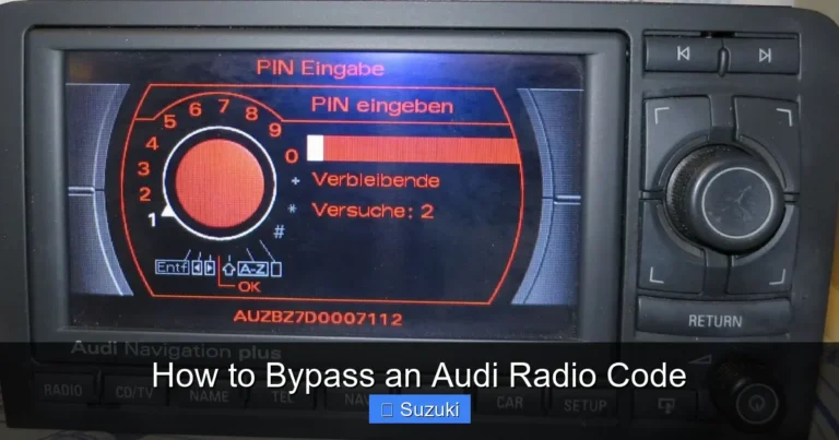 How to Bypass an Audi Radio Code