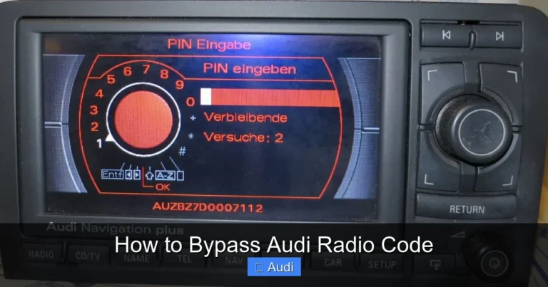 How to Bypass Audi Radio Code