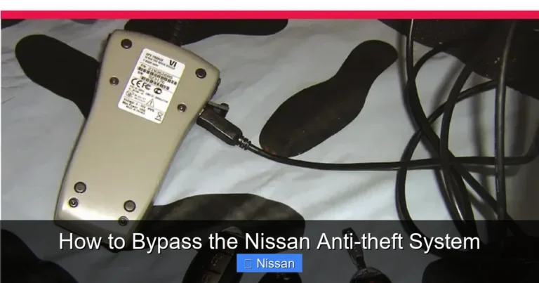How to Bypass the Nissan Anti-theft System