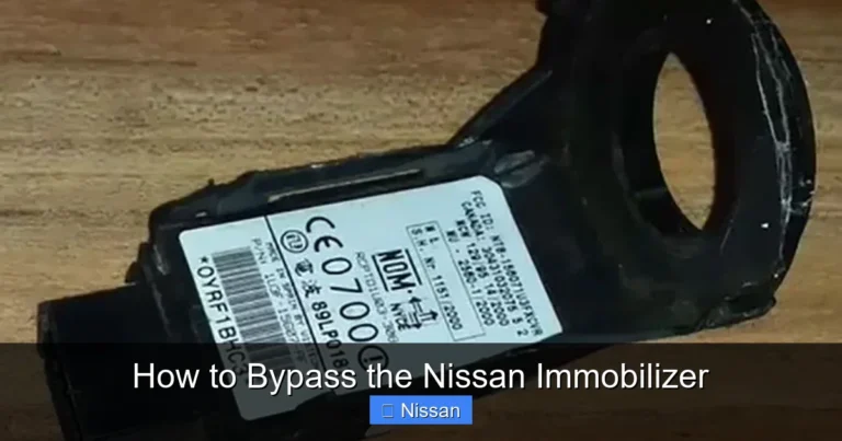 How to Bypass the Nissan Immobilizer