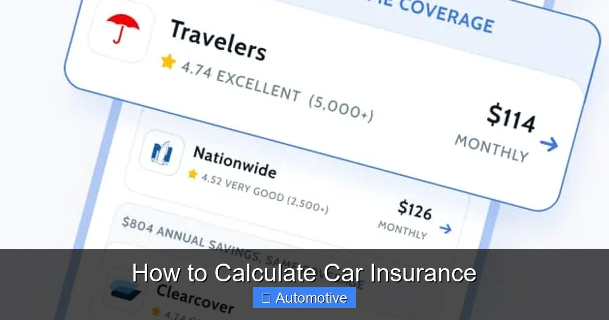 How to Calculate Car Insurance