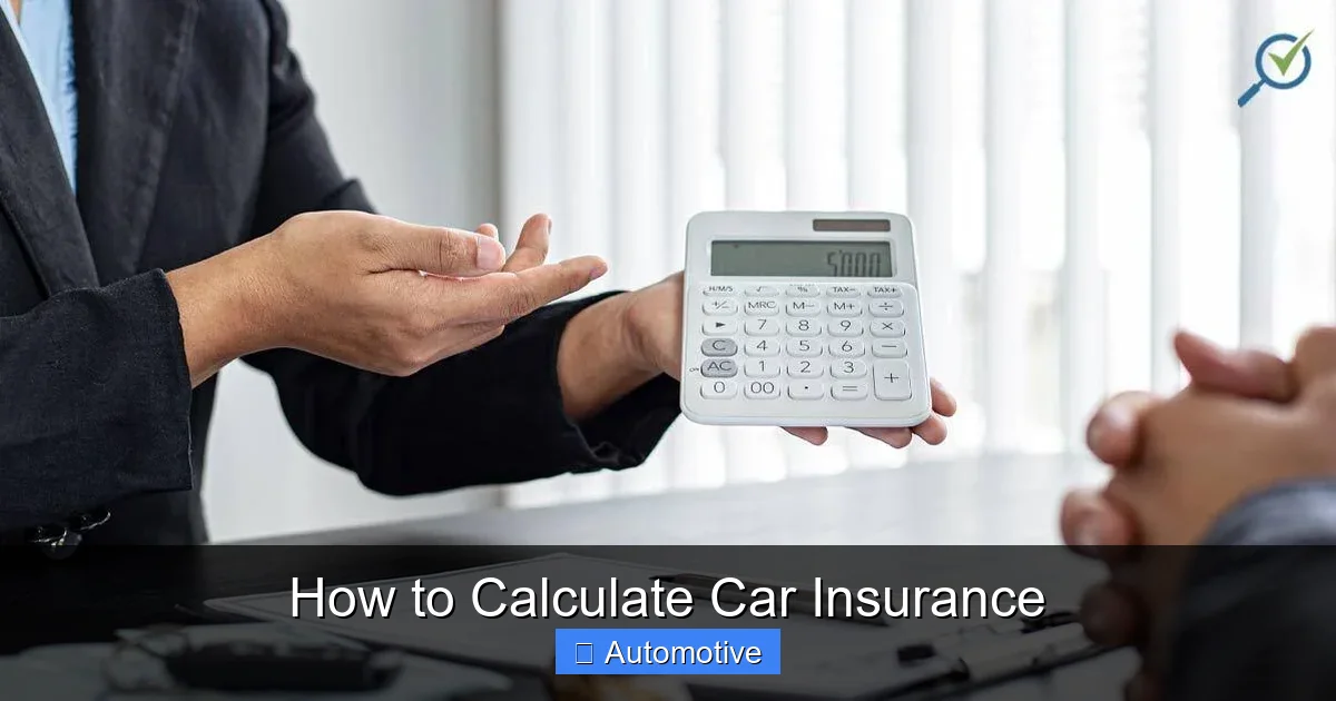 How to Calculate Car Insurance