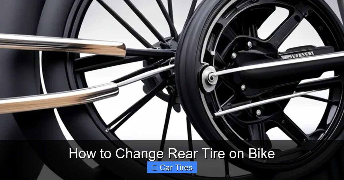 How to Change Rear Tire on Bike