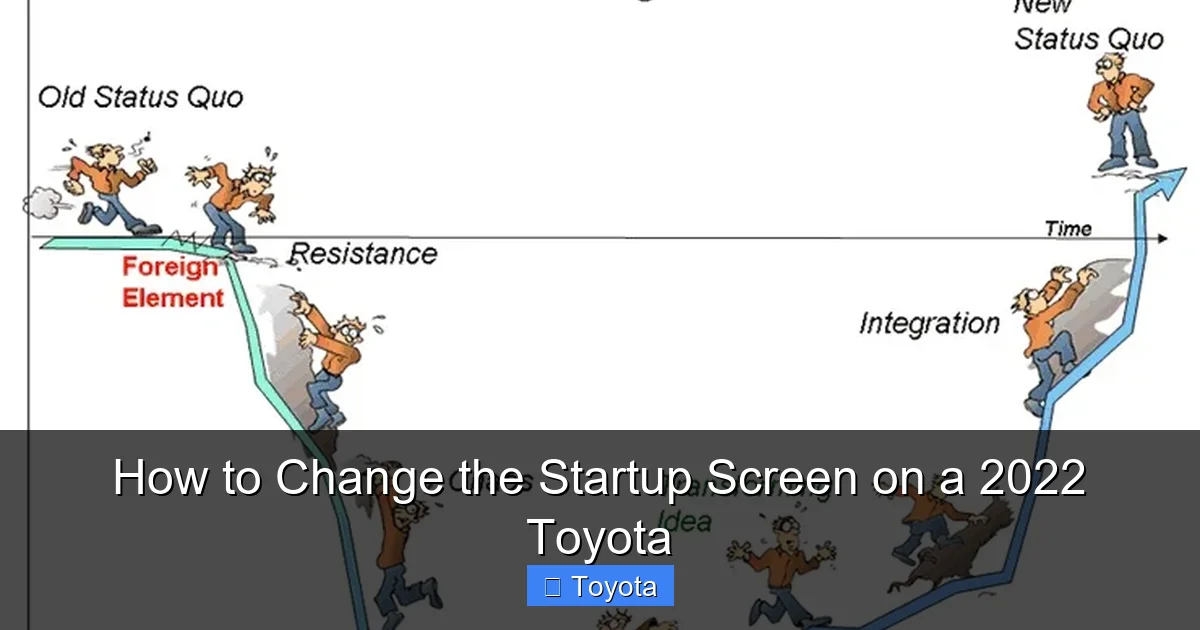 How to Change the Startup Screen on a 2022 Toyota