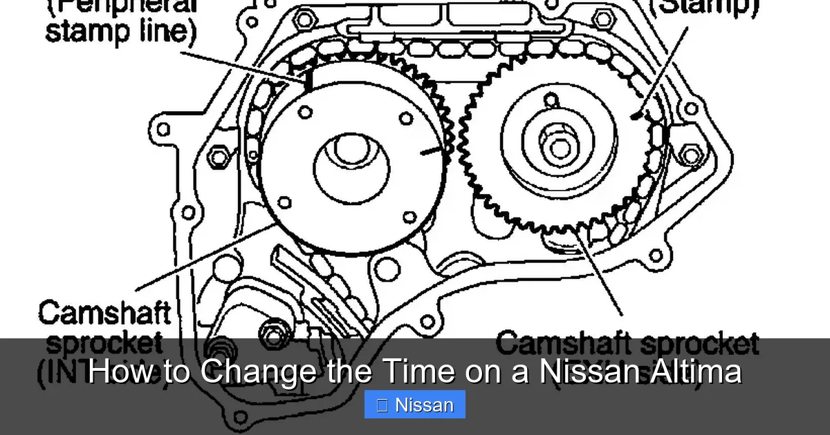 How to Change the Time on a Nissan Altima