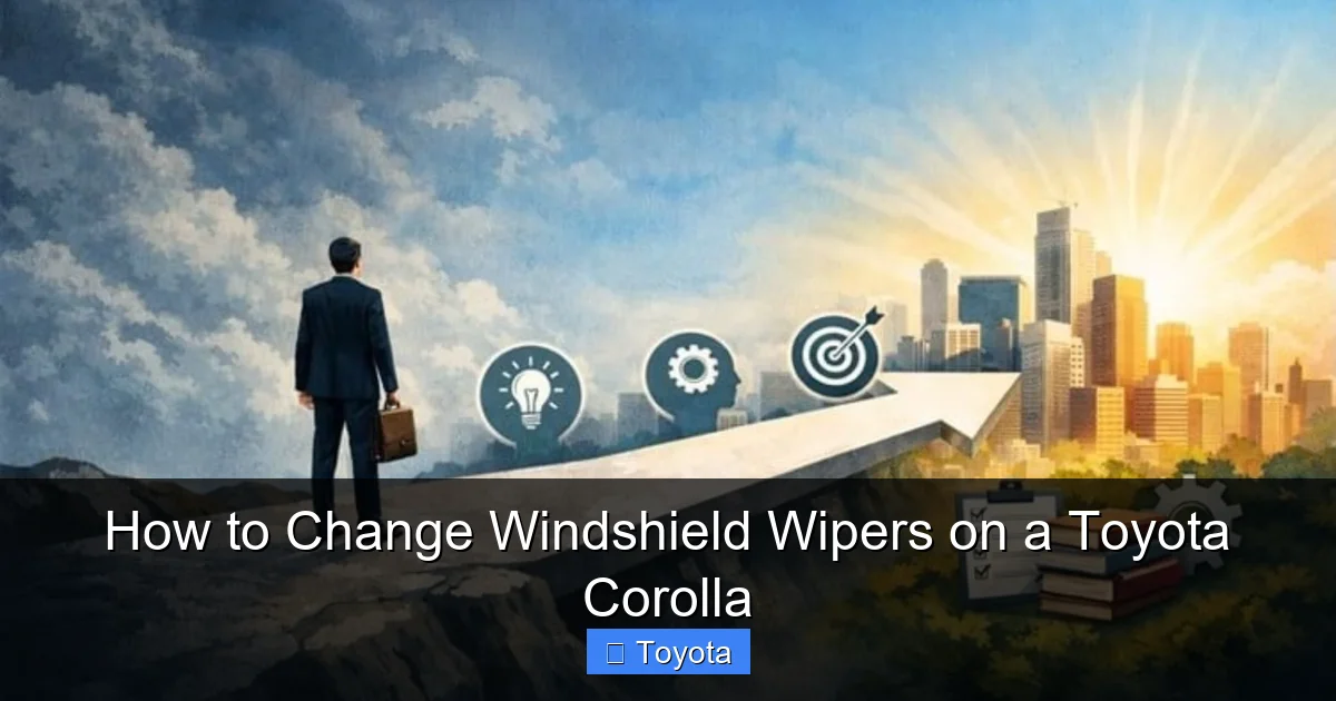 How to Change Windshield Wipers on a Toyota Corolla