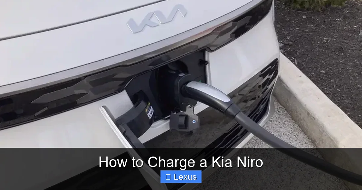 How to Charge a Kia Niro