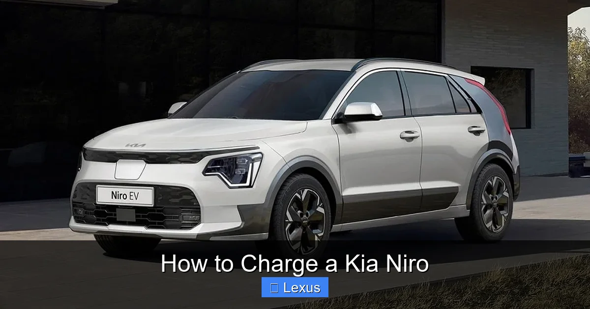 How to Charge a Kia Niro