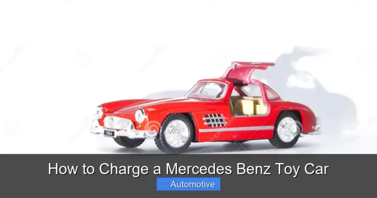 How to Charge a Mercedes Benz Toy Car